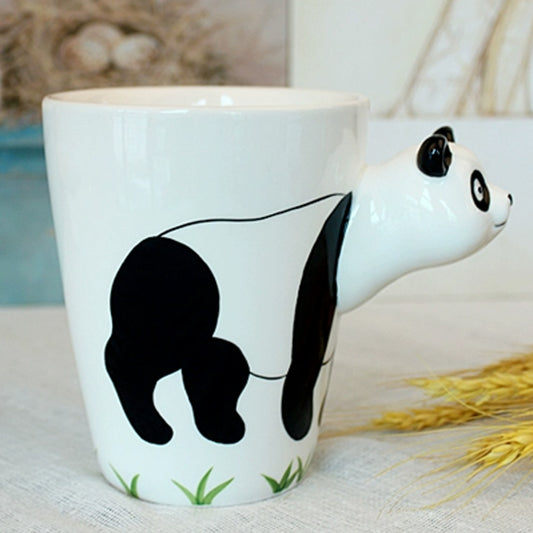 Fusion Cup 3D Hand Drawn Animal Ceramic Mug Panda